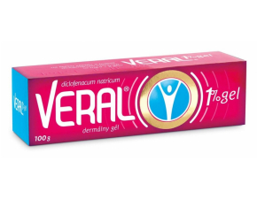 Veral 1% gél 100g