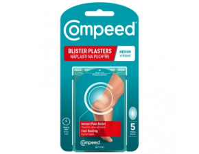 Compeed náplasť na pľuzgiere na nohy stredná 5 ks