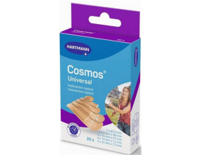 COSMOS Vode odolná náplasť na rany, 5 veľkostí 20ks