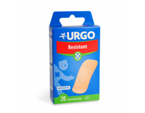 Urgo Resistant náplasť 3 veľkosti 6 ks 20 x40 mm, 10 ks 19 x 72 mm, 4 ks 34 x 72 mm