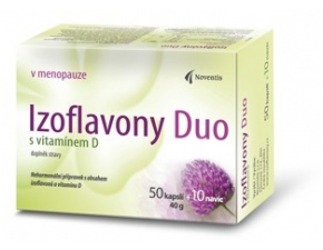 Noventis Izoflavony Duo s vitamínem D 50+10 kapsúl