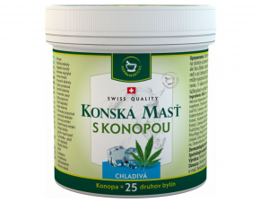 Herbamedicus konská masť s konopou chladivá 250 ml