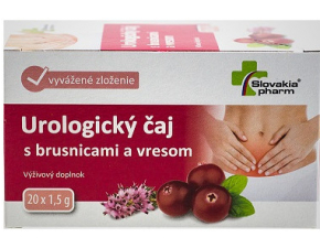 Slovakiapharm Urologický čaj s brusnicami a vresom 20x1,5g 