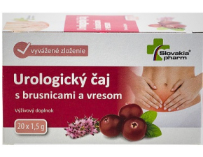 Slovakiapharm Urologický čaj s brusnicami a vresom 20x1,5g