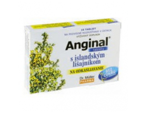Anginal tablety s islandským lišajníkom 16tbl
