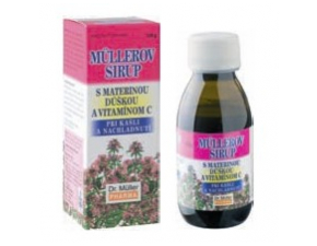 Dr.Müller Mullerův sirup mateřídouš + vitamin C 320 g