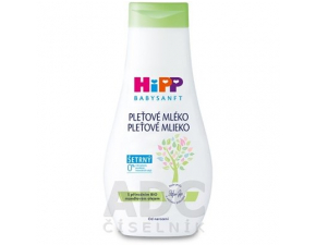HIPP Babysanft detské pleťové mlieko s Bio mandľovým olejom 350 ml