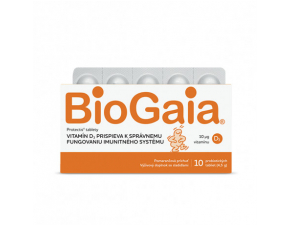 BioGaia ProTectis s vitamínom D (pomarančová príchuť) tbl 1x10 ks