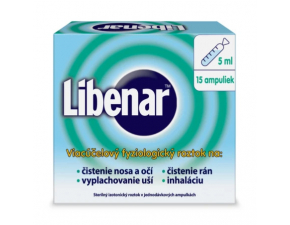 LIBENAR Viacúčelový fyziologický roztok 15 x 5 ml