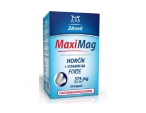 Zdrovit maximag horčík forte + vitamín B6 50cps