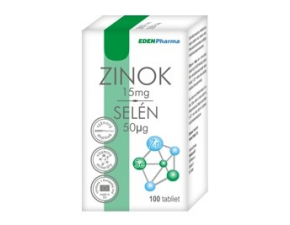 EdenPharma Zinok + Selén 100 tabliet