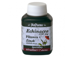 MedPharma ECHINACEA 100 mg VITAMÍN C ZINOK 67 tabliet