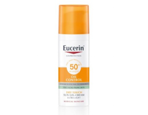 Eucerin Sun Oil Control gel opaľovací na tvár SPF50+ 50 ml