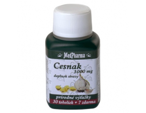 Cesnak 1500 mg 30+7tob zdarma