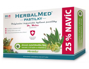 Dr.Weiss Herbalmed pastilky pri kašli pastilky 30 ks