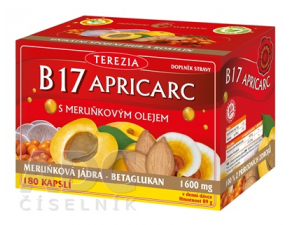 Terezia B17 Apricarc s Marhuľovým Olejom 150 + 30 kapsúl