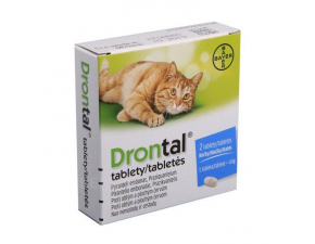 Bayer Drontal antiparazitikum pre mačky 2 tbl