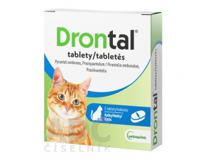 Bayer Drontal antiparazitikum pre mačky 2 tbl