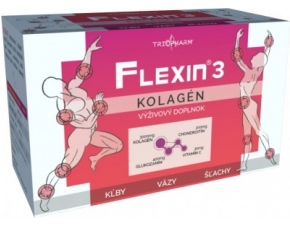 FLEXIN 3 KOLAGÉN granulát vo vrecúškach na prípravu nápoja 30 ks 