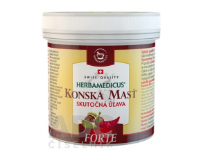 Herbamedicus konská masť Forte hrejivá 250 ml