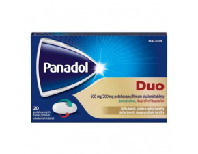 Panadol Duo tbl flm 20x200 mg/500 mg