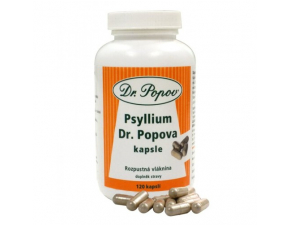 Psyllium Dr. Popova - rozpustná vláknina 120kps