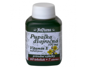 MedPharma Pupalka dvojročná 500 mg Vitamín E 67 tabliet