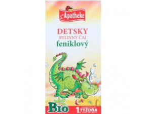 APOTHEKE-Bio detský čaj, feniklový 20x1,5g od 1týždňa