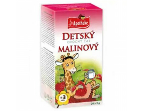 APOTHEKE-detský čaj, malinkový 20x2g (+3 roky)