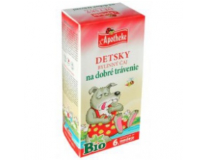 APOTHEKE-Bio detský čaj na dobré trávenie 20x1,5g