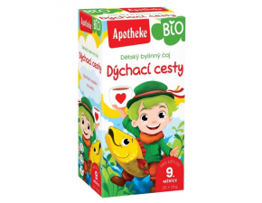 APOTHEKE BIO DETSKÝ BYLINNÝ ČAJ DÝCHACIE CESTY nálevové vrecká (od ukončeného 9. mesiaca) 20x1,5 g 