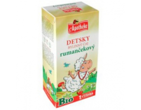 APOTHEKE-Bio detský čaj, rumančekový 20x1,5g  od 1.týždňa