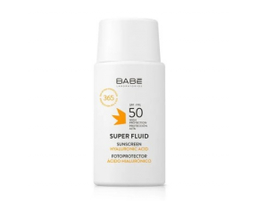 BABÉ Super fluid SPF50 číry fluid s ochranným faktorom pre všetky typy pleti 50 ml