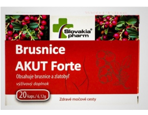 Slovakiapharm Brusnice AKUT Forte cps 1x20 ks