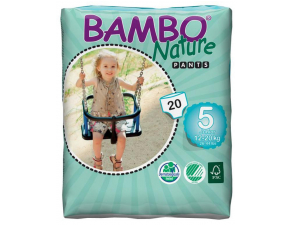 BAMBO  - Treningové plienkové nohavičky pants 5 Junior (12-18kg) 19ks