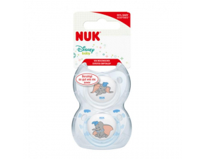 NUK cumlík Disney Classic 2ks chlapec modrá 0-6m