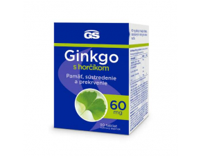 GS Ginkgo 60 mg s horčíkom 90 tabliet