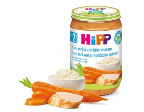 HiPP Príkrm ryža s karotkou a morčacím mäsom 220 g