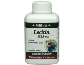 Lecitín 1325 mg 100+7tob zdarma