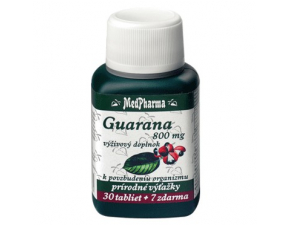 Guarana 800 mg 30+7tbl zdarma