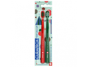 Curaprox CS 5460 Ultrasoft Vianočná edícia zubná kefka 2 ks