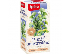 APOTHEKE Čaj pamäť a sústredenie 20 sáčkov