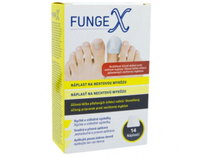 FungeX Náplasť na mykózu nechtov 14 ks