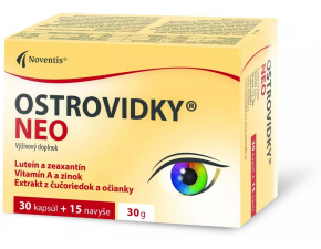 Noventis Ostrovidky Neo 30+15 kapsúl