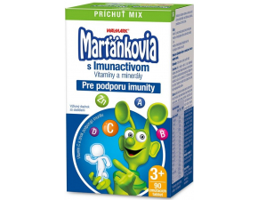 WALMARK Marťankovia s Imunactivom cmúľacie tablety, príchuť mix, 1x90 ks 