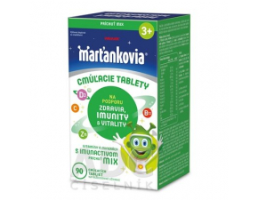 WALMARK Marťankovia s Imunactivom cmúľacie tablety, príchuť mix, 1x90 ks 