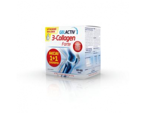 GELACTIV 3-Collagen Forte Akcia 1+1 cps 60+60 zadarmo (120 ks), 1x1 set