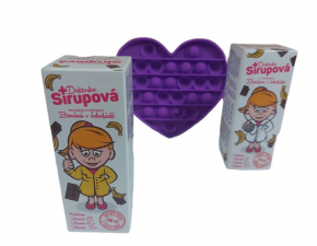 Doktorka Sirupová s príchuťou banánov v čokoláde sir 1x100 ml