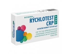 Biogema CRP Rýchlotest samodiagnostický test z krvi 1 ks