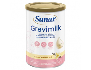 SUNAR Gravimilk s príchuťou vanilka instantný mliečny nápoj 450 g